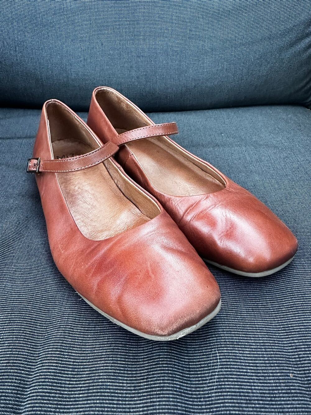 Miz Mooz Brown Ballet Flat Mary Jane Women's Size EU 41/ US 9.5-10 Retails $140